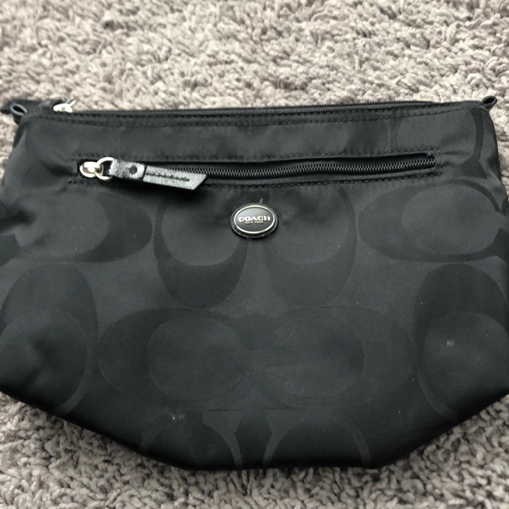 Authentic coach make up bag